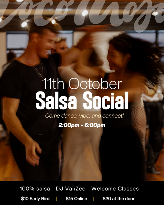 Salsa social. October 11th 100% salsa. 