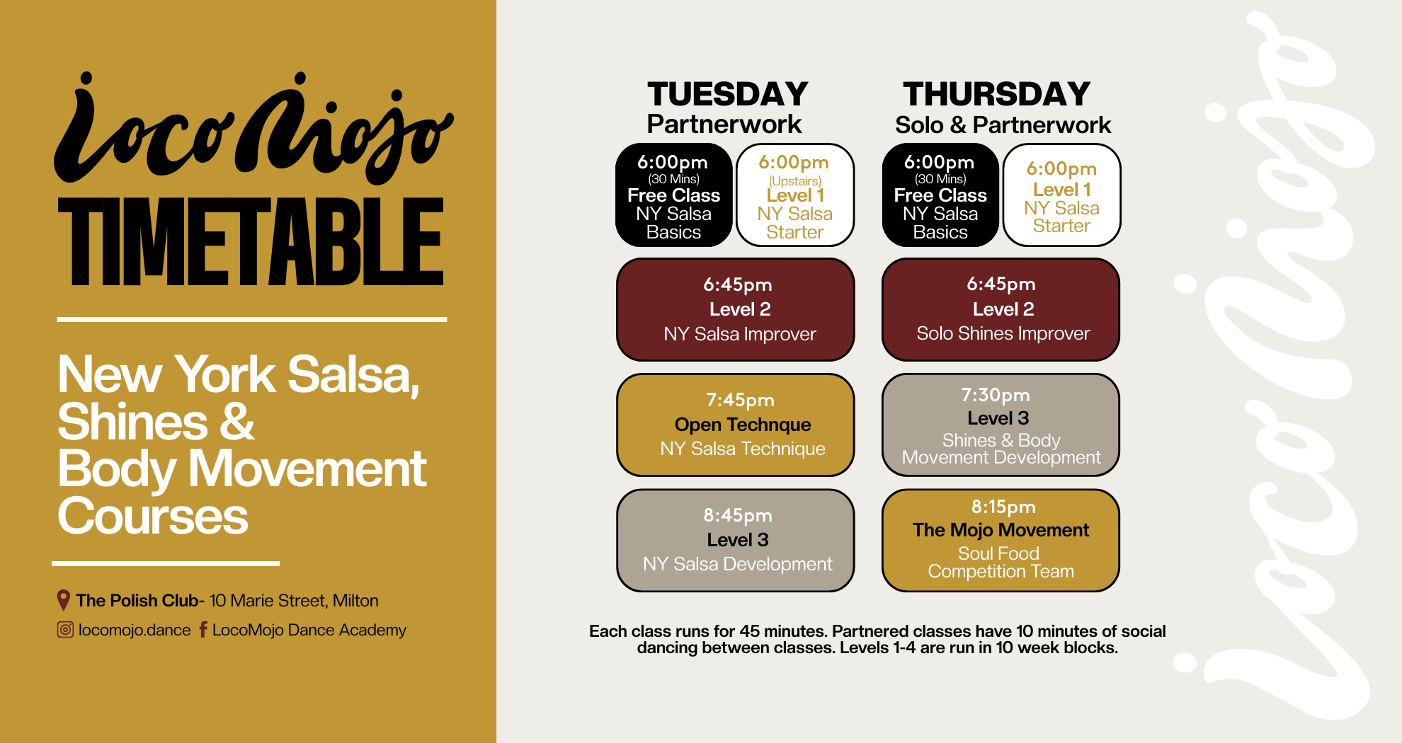 Term 4 timetable web